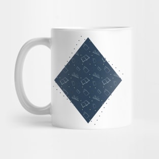 Night Sky Inspired Book Pattern Mug